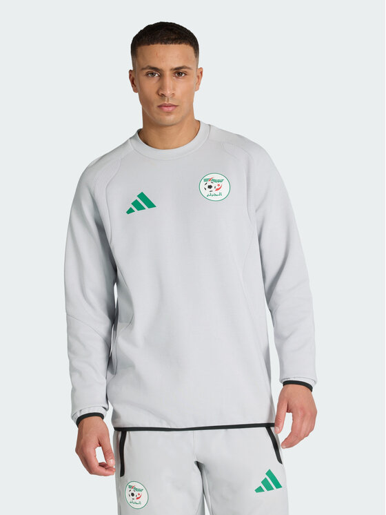 adidas adidas Bluza Algeria Tiro Travel Full Zip Szary Regular Fit