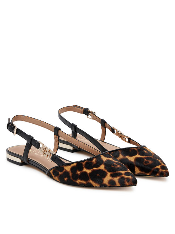 Guess Guess Sandali FLTFRY LEP05 Rjava