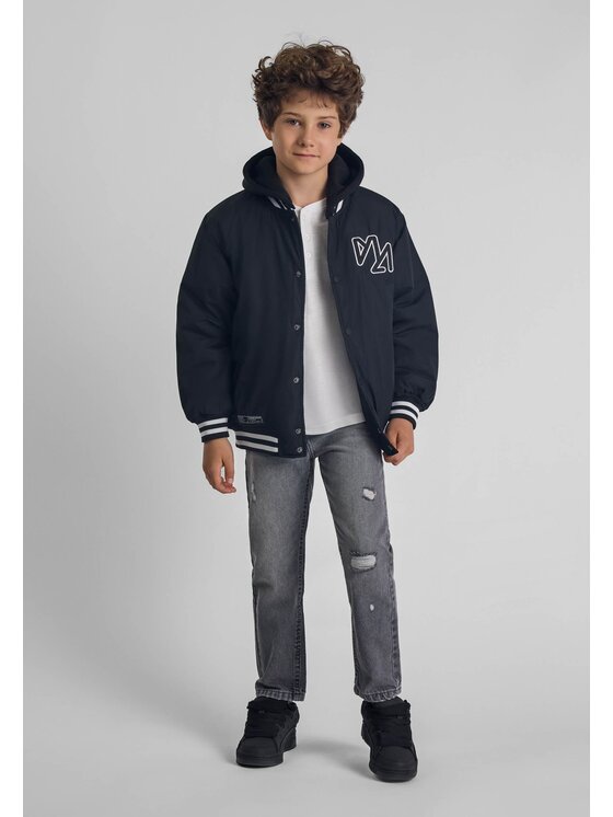 minoti minoti Kurtka przejściowa 27coat130 Czarny Regular Fit