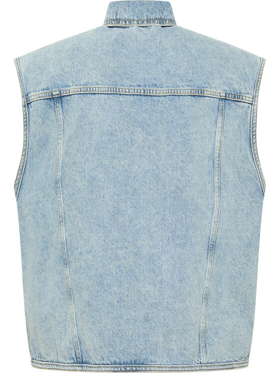Mustang Mustang Gilet Florida Vest Blu Loose Fit