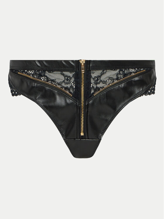 Hunkemöller Hunkemöller Kalhotky string Talia 204569 Černá