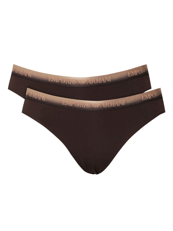 Emporio Armani Underwear Fazonos bugyi szett EW005195 AF25572 U6279 Sötétbarna