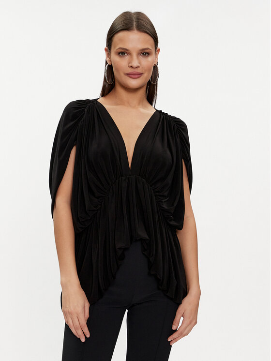 NORMA KAMALI NORMA KAMALI Μπλουζάκι KK4226PL849001 Μαύρο Regular Fit