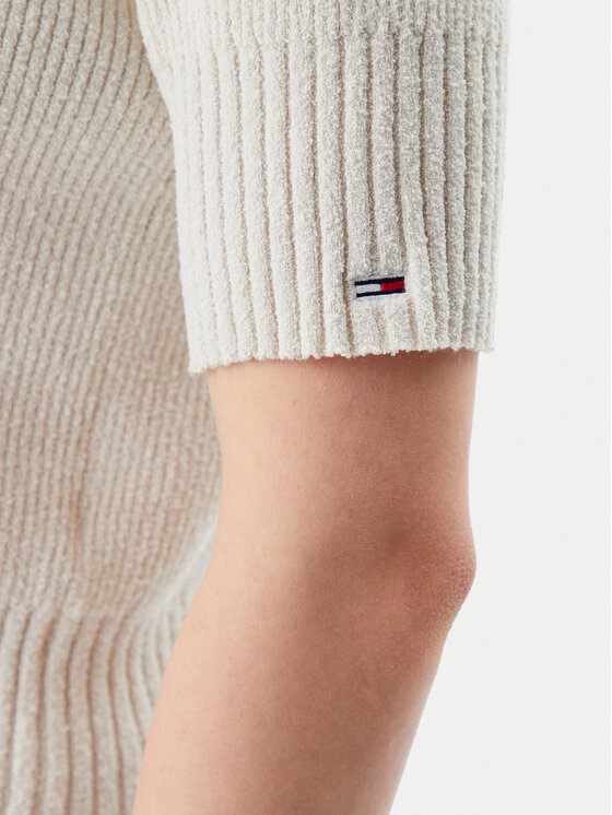 Tommy Jeans Tommy Jeans Pulover DW0DW20380 Bej Regular Fit