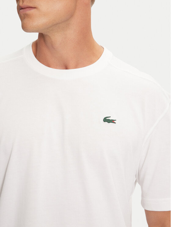 Lacoste Lacoste Tričko TH7618 Biela Regular Fit