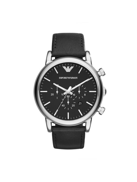 Emporio Armani Emporio Armani Ročna ura AR1828 Črna