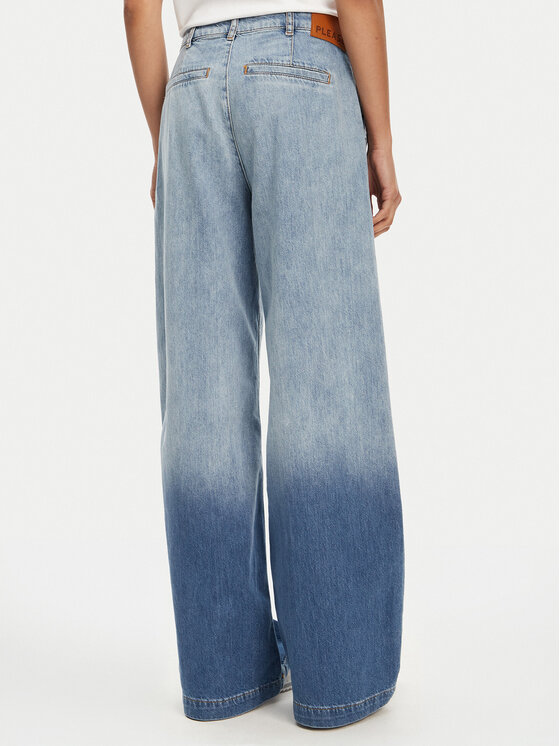 Please Please Jeans P869200002 Blu Wide Leg