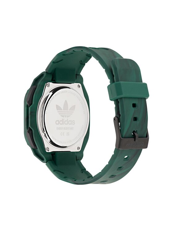 adidas adidas Laikrodis Originals City Tech Two GRFX AOST23573 Žalia