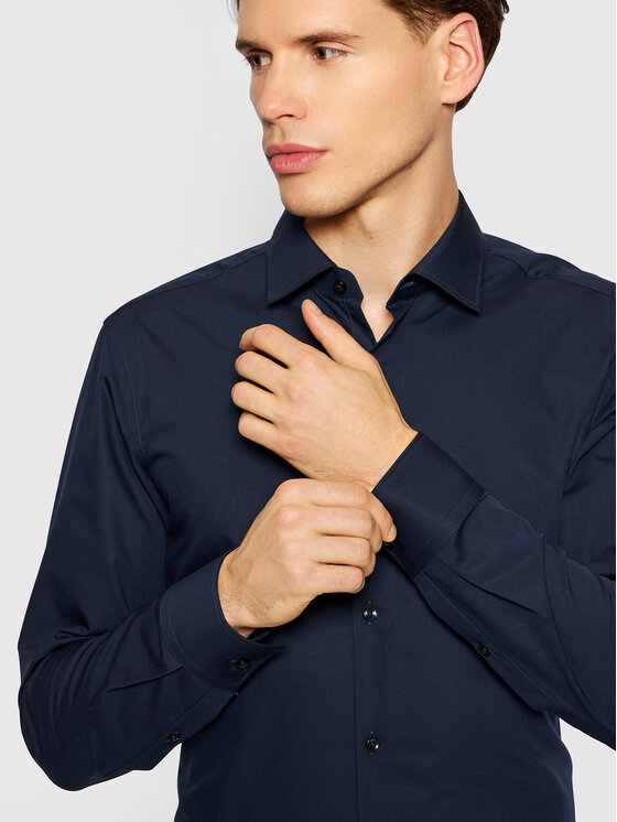 HUGO Hugo Cămașă C-Jenno 50289499 Bleumarin Slim Fit
