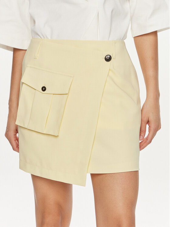 Herskind Fustă mini Carolina 5115519 Galben Regular Fit