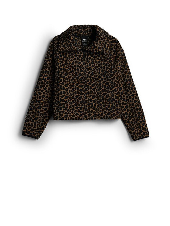 4F 4F Polar ESSENTIAL Brązowy Relaxed Fit