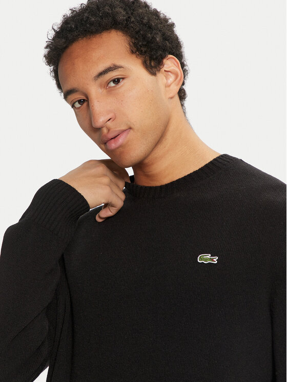 Lacoste Lacoste Светр AH2916 Чорний Regular Fit