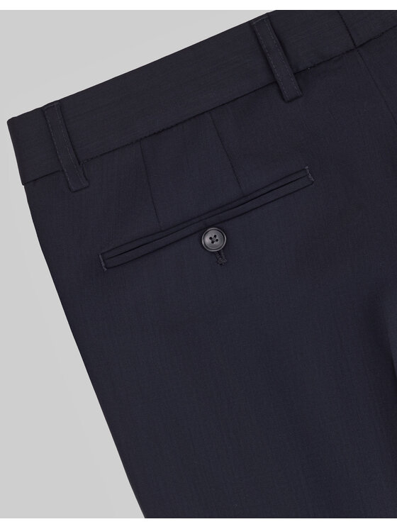 Borgio Borgio Spodnie garniturowe marradi Granatowy Slim Fit