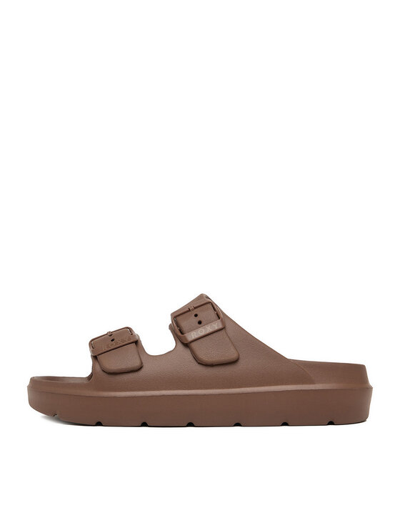 Roxy Roxy Klapki CEOWB-835120 Brązowy