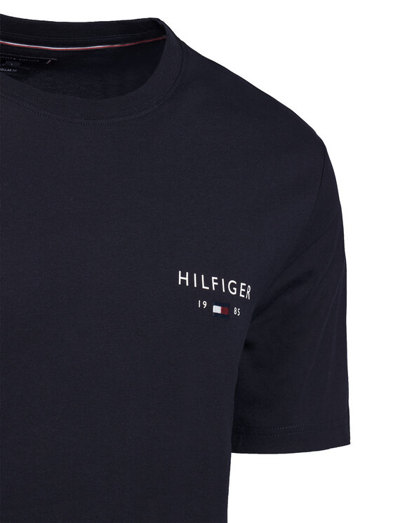 Tommy Hilfiger Tommy Hilfiger T-Shirt Brand Love MW0MW41456 Tmavomodrá Regular Fit