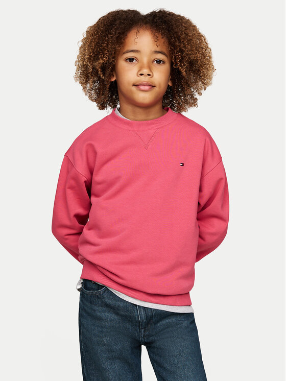 Tommy Hilfiger Bluză Timeless KS0KS00534 Roz Regular Fit
