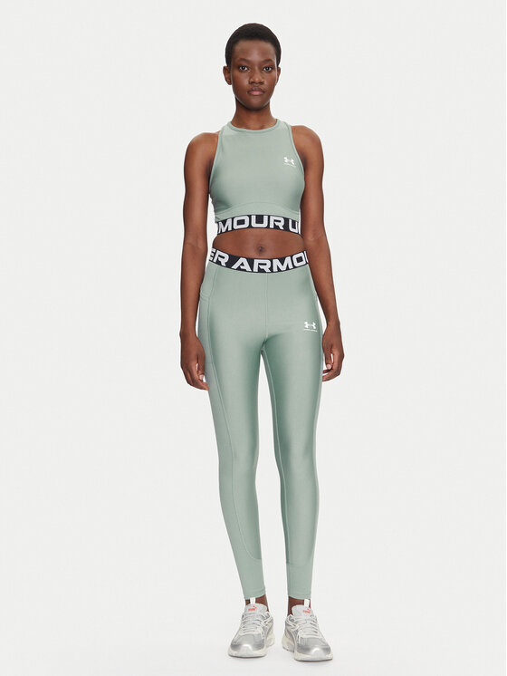 Under Armour Under Armour Tricou tehnic HeatGear 1388694 Verde Slim Fit