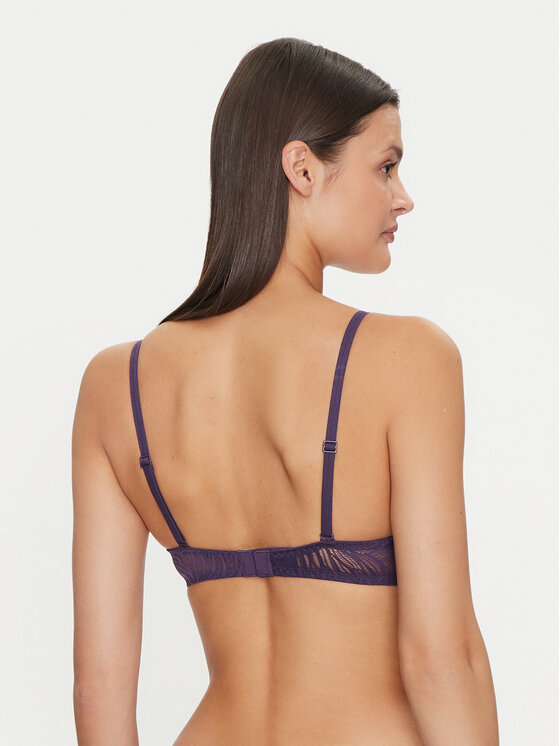 Calvin Klein Underwear Calvin Klein Underwear Biustonosz z fiszbiną 000QF6875E Fioletowy