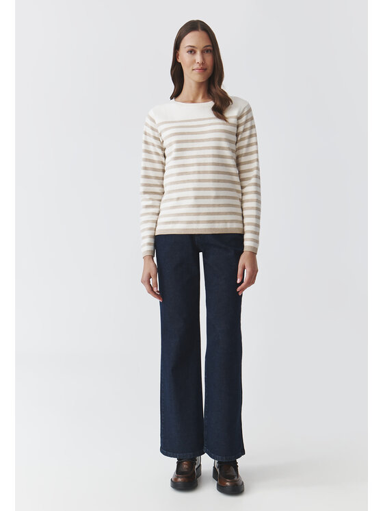 TATUUM TATUUM Sweter TELMA Beżowy Classic Fit