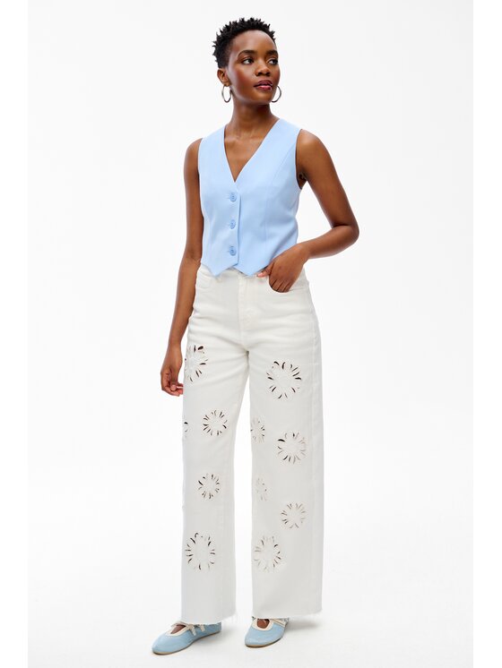 blue shadow blue shadow Kamizelka Rika 2 Niebieski Regular Fit
