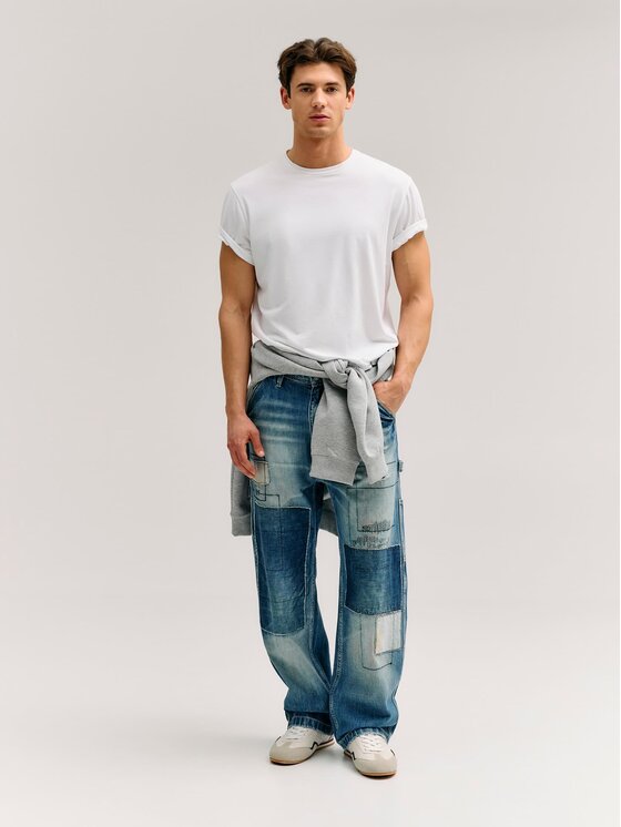 Guess Guess Jeansy 183741 Niebieski Regular Fit