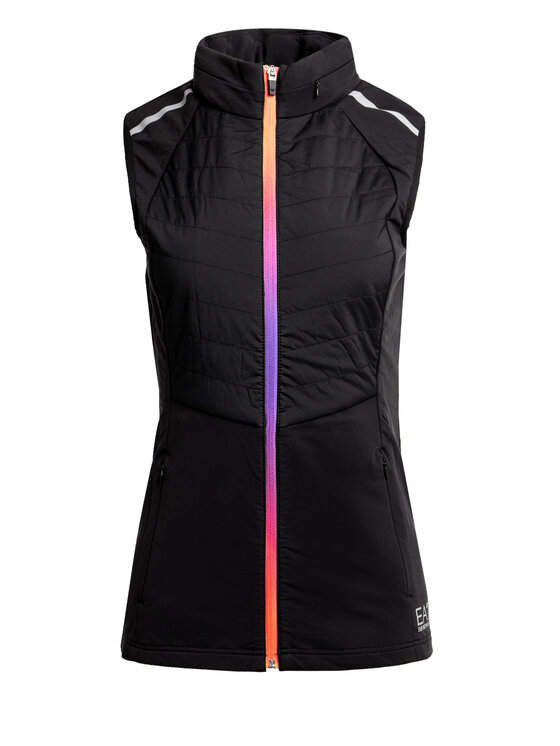 EA7 Emporio Armani EA7 Emporio Armani Bezrękawnik 6LTQ01-TJJFZ-1200 R. M Czarny Slim Fit
