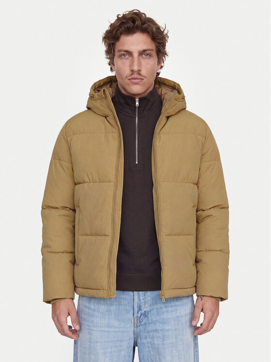 Jack & Jones Зимно яке Galaxy 12303930 Бежов Regular Fit