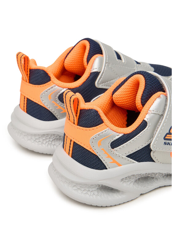 Skechers Skechers Superge S-Lights: Meteor-Lights - Glow Spike 401498N/SLOR Srebrna