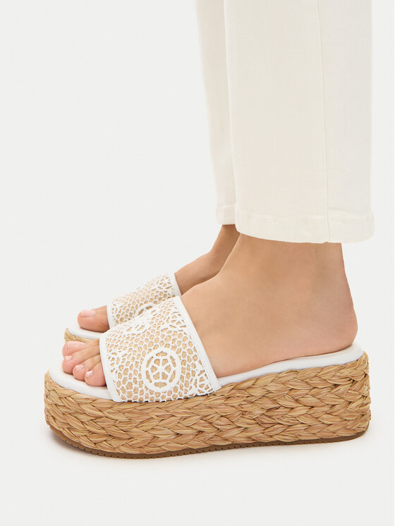 Guess Espadrile FLJBIA FAL04 Bijela