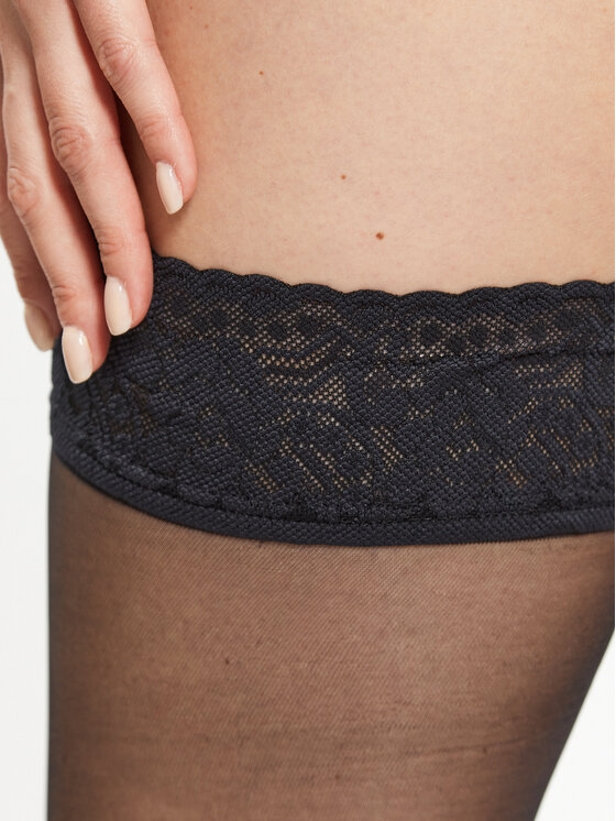 Bluebella Bluebella Autoreggenti Lace 41450-BK Nero