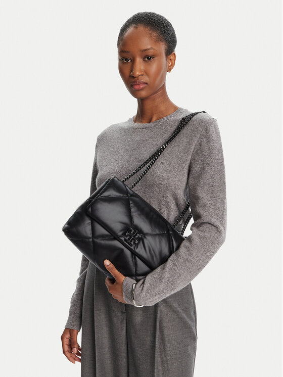 Tory Burch Tory Burch Ročna torba Kira Diamond 174882 Črna