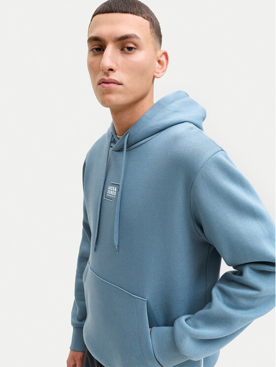 Jack & Jones Jack & Jones Mikina Corp 12268422 Modrá Regular Fit