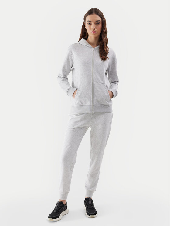 4F 4F Felpa 4FWSS24TSWSF0956 Grigio Regular Fit