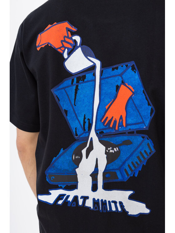 Mercur Mercur T-Shirt Nautofon Flat Czarny Comfortable Fit