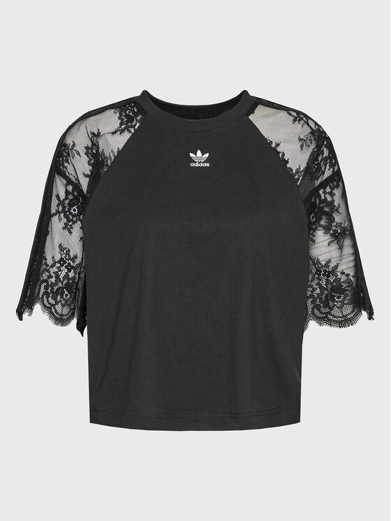 adidas T shirt adicolor Classics HC4572 Noir Loose Fit Modivo