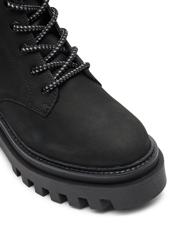 Calvin Klein Jeans Calvin Klein Jeans Schnürstiefeletten YW0YW01683 Schwarz