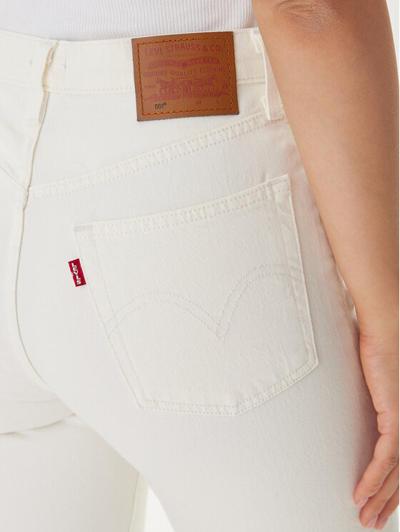 Levi's® Levi's® Jeansy 501® 36200-0374 Écru Cropped Fit