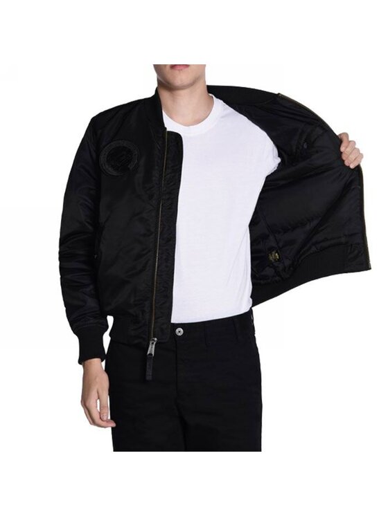 Alpha Industries Alpha Industries Bunda bomber AI.166107-404-5XL Černá Slim Fit