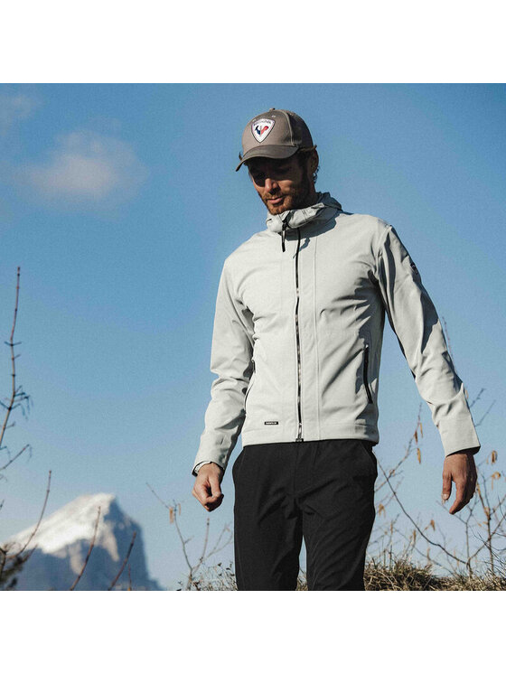 Rossignol Rossignol Kurtka przejściowa Wind Stopper Jacket Szary Regular Fit