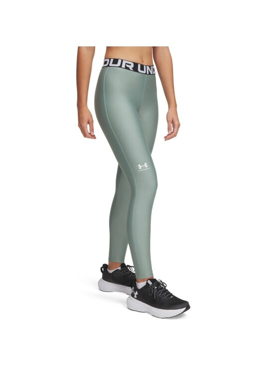 Under Armour Under Armour Legginsy 1383559-348 Zielony Regular Fit