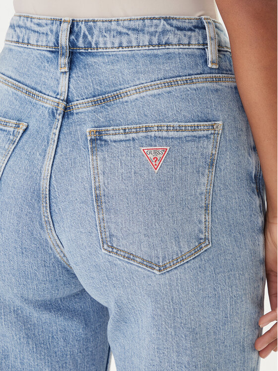 Guess Guess Jeansy W2YA21 D4NH6 Modrá Mom Fit