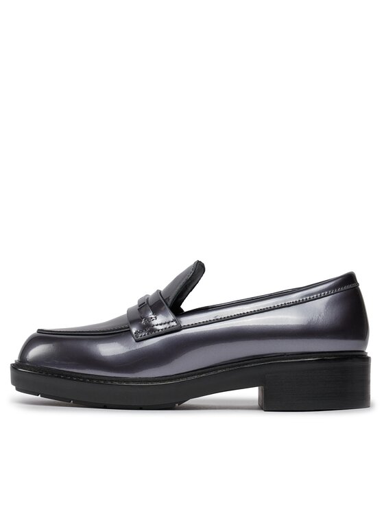 Calvin Klein Calvin Klein Slipper Rubber Sole Loafer W/Hw - Pearl HW0HW02002 Schwarz
