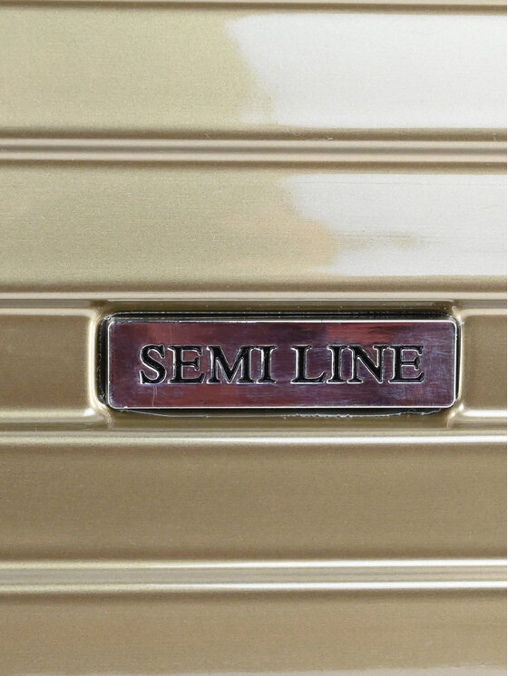 Semi Line Semi Line Μεσαία Βαλίτσα T5763-2 Χρυσό