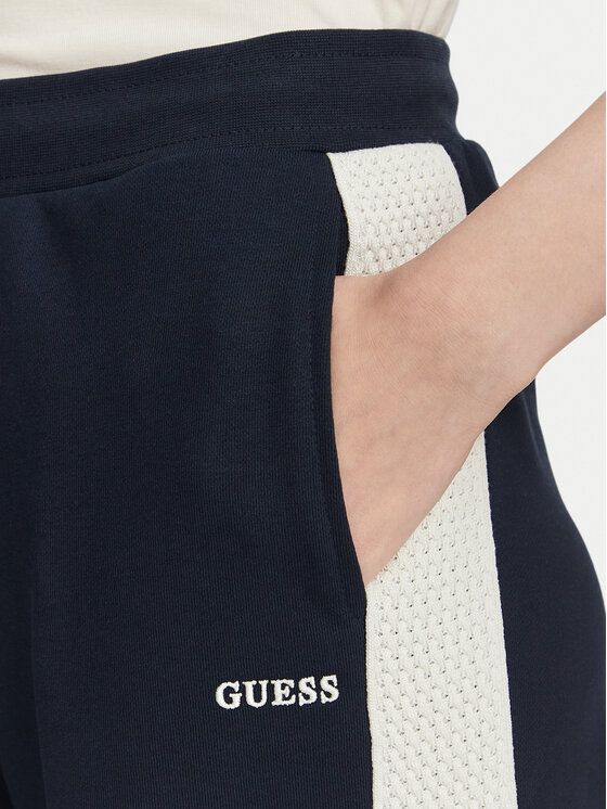 Guess Guess Pantaloni da tuta V6YB09 K4292 Blu scuro Regular Fit