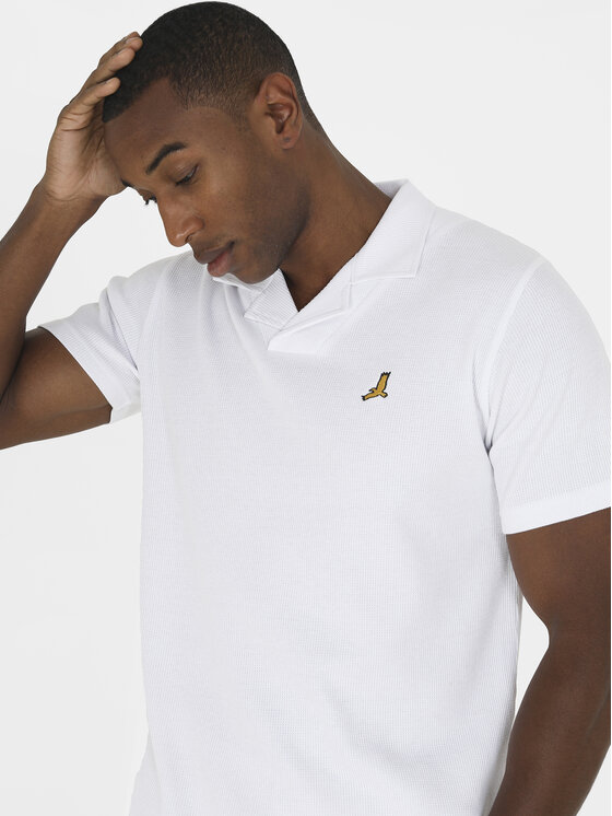 Brave Soul Brave Soul Polo majica MPS-627SONOMA Bela Straight Fit