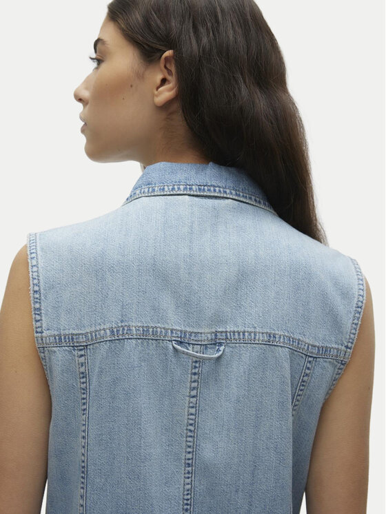 Vero Moda Vero Moda Φόρεμα τζιν Zadie 10309673 Μπλε Regular Fit
