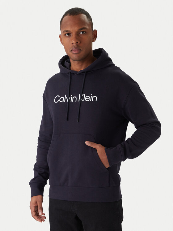 Calvin Klein Bluza Hero K10K111345 Granatowy Regular Fit