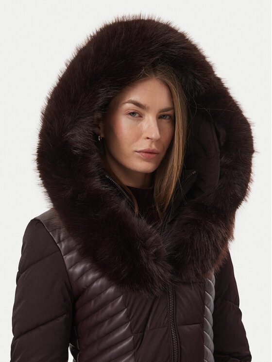Guess Guess Ziemas jaka W4BL61 WGLZ0 Bordo Regular Fit