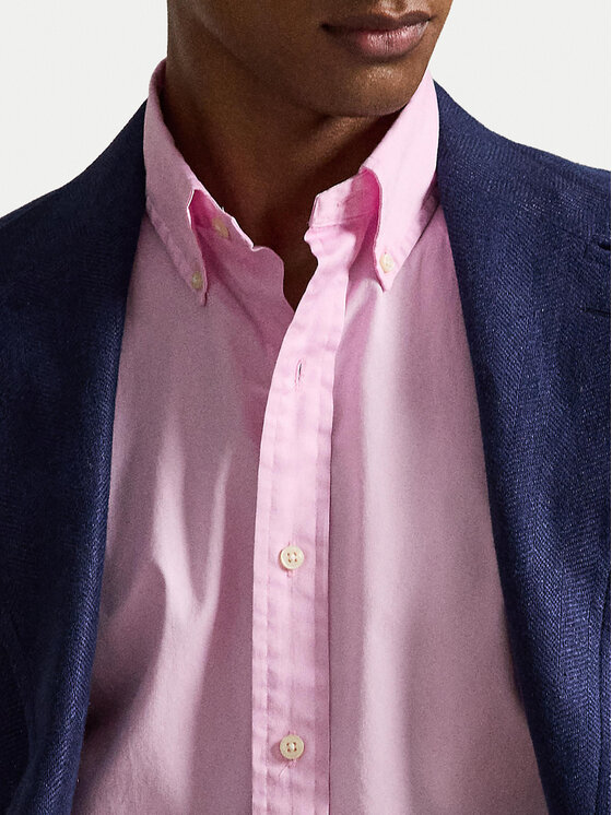 Polo Ralph Lauren Polo Ralph Lauren Риза 710B20512002 Розов Custom Fit