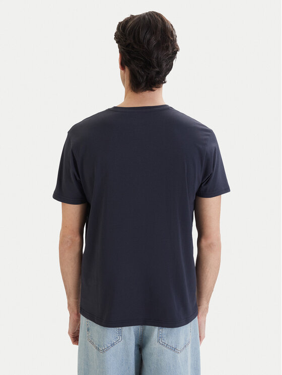Alpha Industries Alpha Industries Tričko Basic 118533 Tmavomodrá Regular Fit